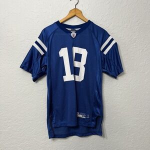 Indianapolis Colts Jersey Youth XL Blue NFL Football Peyton Manning #18 Reebok